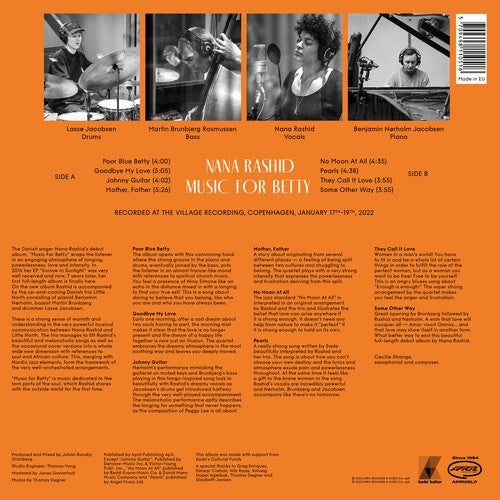 Rashid, Nana: Music For Betty - VINYL
