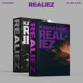 Kang Daniel: Realiez - Random Cover - incl. 64pg Photobook, Lyrcis Paper, Message Ticket, Stamp Sticker, Cube, Film Photo, 2 Photocards, Sticker + Tattooo Sticker - CD