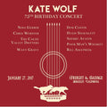 Kate Wolf: Kate Wolf 75th Birthday Concert  ( CD )
