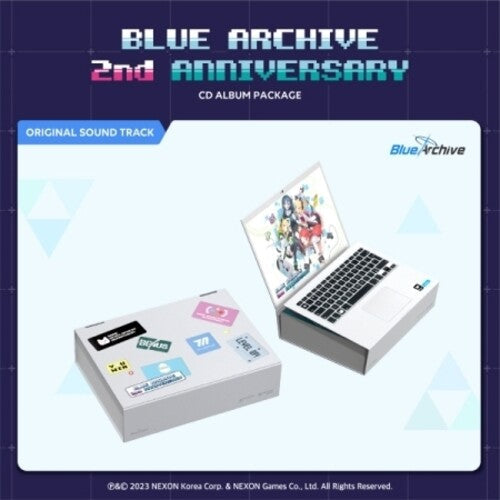 Blue Archive: 2nd Anniversary Soundtrack - incl. 32pg Photobook, 2024 Calendar, Yuzu's Ticket, Keyring From Momoi, 6 Photocards + Special Item Coupon - CD