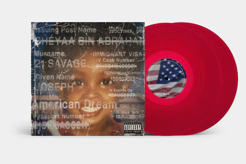 JID feat. 21 Savage and Baby Tate: American Dream - Red Colored Vinyl - Vinyl