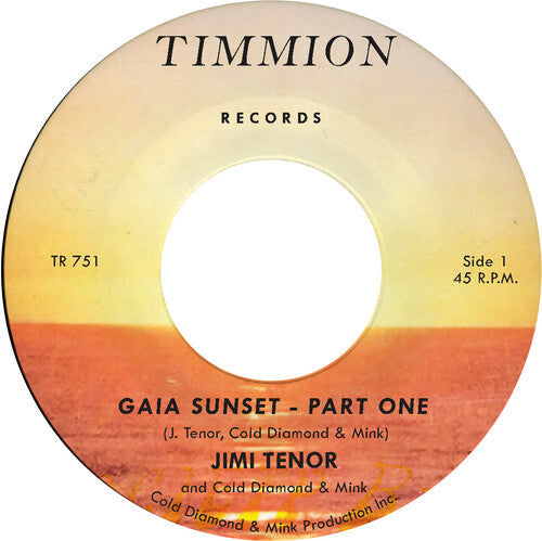 Jimi Tenor & Cold Diamond & Mink: GAIA SUNSET - 7-INCH SINGLE
