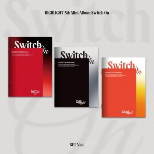 High Light: Switch On - Random Cover - incl. 64pg Photobook, Mini-Cover Photobook, 12pg Lyrics Book, Sticker, Photocard, Postcard, Film Photo + Folded Poster - CD