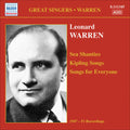 Leonard Warren: Sea Shanties Kipling Songs  ( CD )