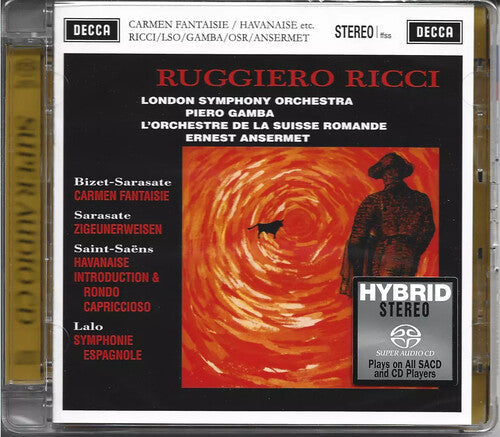 Ricci, Ruggiero / London Symphony Orchestra: Carmen Fantasie / Zigeunerweisen / Havanaise - Introduction & Rondo Capriccioso - SACD - SUPER-AUDIO CD