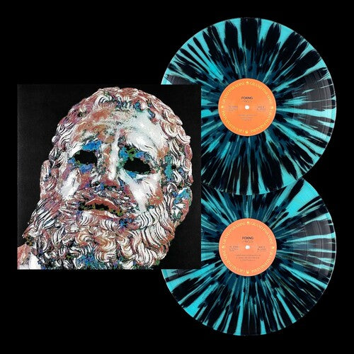 Foxing: Foxing - Ice Blue with Black Splatter - VINYL