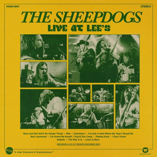 The Sheepdogs: Live At Lees - Translucent Green Colored Vinyl - VINYL
