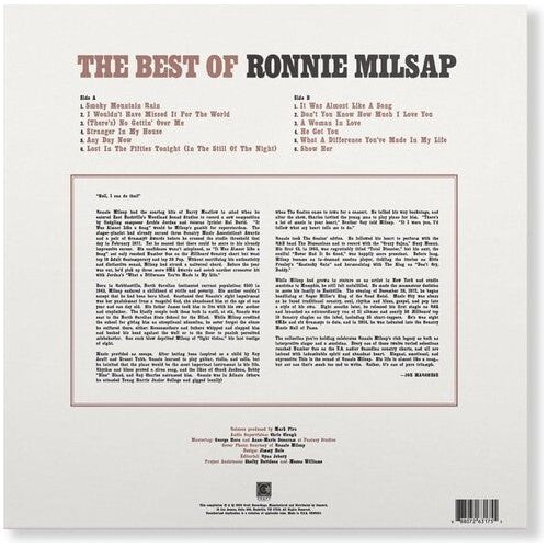 Ronnie Milsap - The Best of Ronnie Milsap ( VINYL )