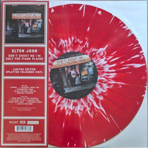 Elton John - Don't Shoot Me I'm Only The Piano Player (Red Splatter) ( VINYL )