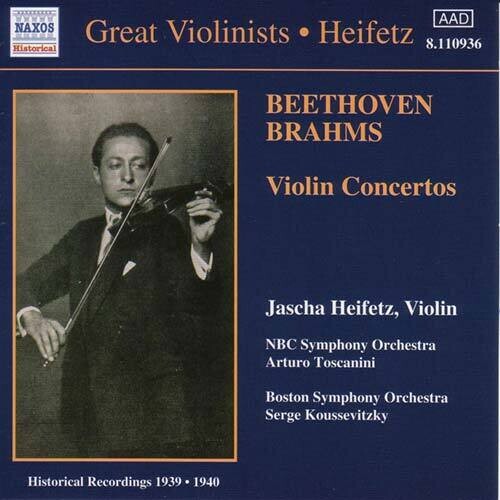 Jascha Heifetz: Plays Beethoven/Brahms  ( CD )