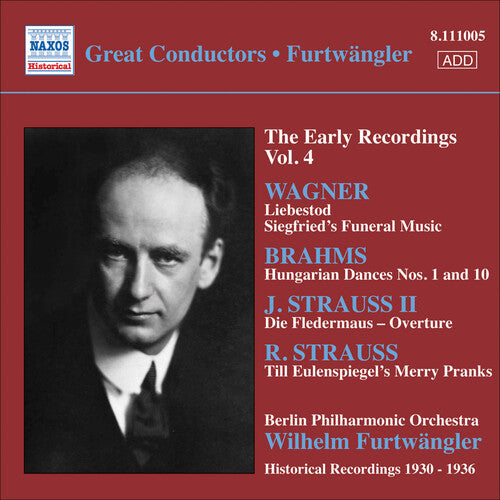 Wilhelm Furtwangler: Early Recordings Vol. 4  ( CD )