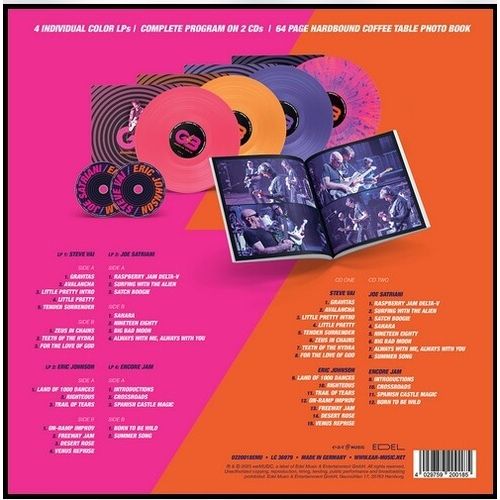 G3 (Satriani/Vai/Johnson) - G3 Reunion Live ( VINYL )/CD Box Set