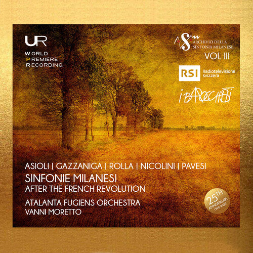 Vanni Moretto: Sinfonie Milanesi After the French Revolution  ( CD )