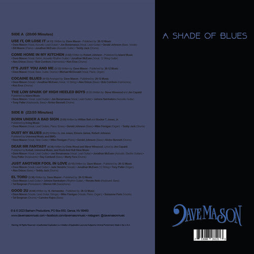 Dave Mason - A Shade of Blues ( VINYL )
