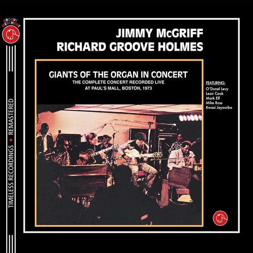 McGriff, Jimmy / Holmes, Richard Groove: Giants Of The Organ In Concert - 2 Orange & Pink Vinyl 160gm - VINYL