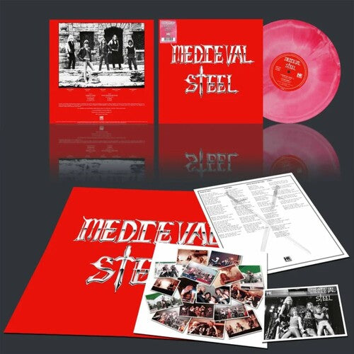 Medieval Steel: Medieval Steel - Red / White Galaxy - VINYL