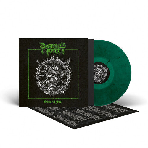 Deserted Fear: Veins of Fire - Green Marble - VINYL