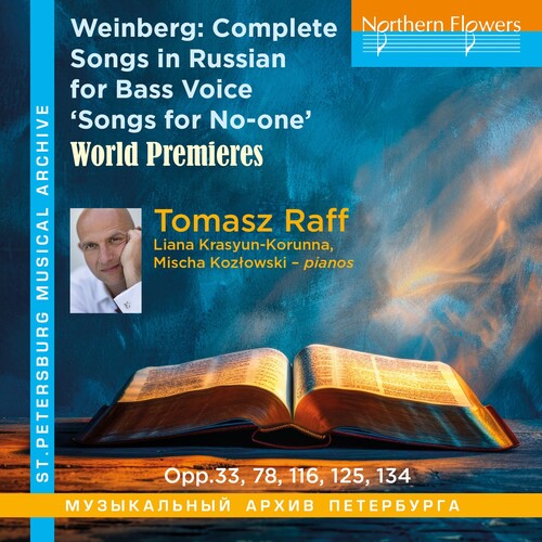 Tomasz Raff: Weinberg: Complete Songs in Russian for Bass Voice Songs for No-One  ( CD )