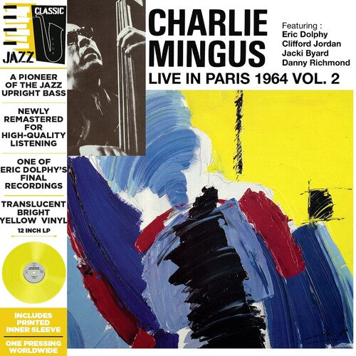 Charlie Mingus: Live in Paris, 1964 Vol. 2 - Translucent Bright Yellow - VINYL