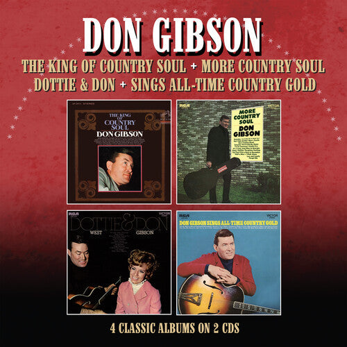 Don Gibson: King Of Country Soul / More Country Soul / Dottie & Don / Sings All-Time Country Gold  ( CD )
