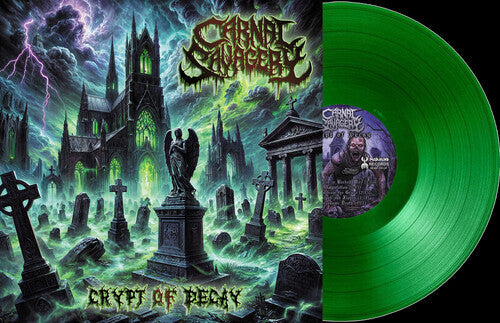 Carnal Savagery: Crypt of Decay - Cemetery Green - VINYL