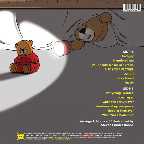 Billie Eilish perf. by Andrew Bissell - Rockabye Baby! Lullaby Renditions Of Billie Eilish ( VINYL )