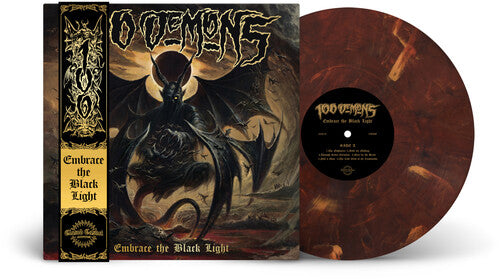 100 Demons: Embrace The Black Light  (Spiritual Obliteration Marble Vinyl) - VINYL