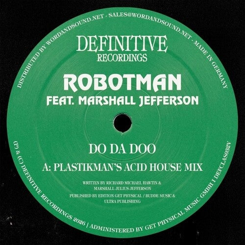 Robotman / Jefferson, Marshall: Do Da Doo - 12-INCH SINGLE