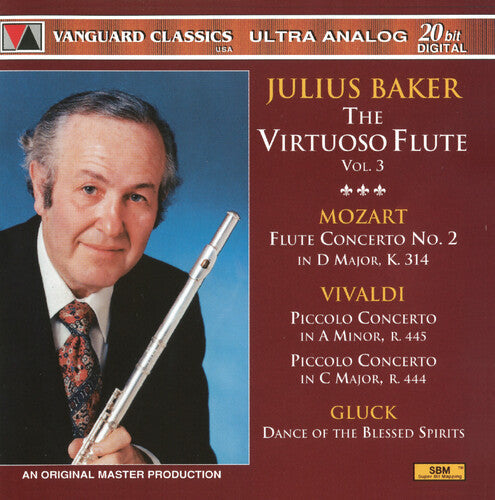 Julius Baker: Virtuoso Flute-Vol. 3  ( CD )