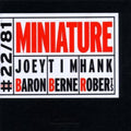 Joey Baron: Miniature - CD