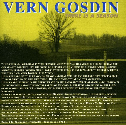 Vern Gosdin: There Is a Season  ( CD )