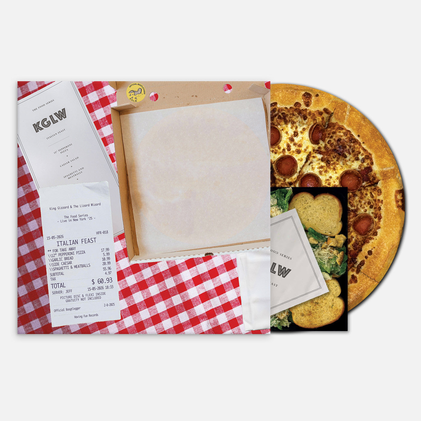King Gizzard And The Lizard Wizard - Italian Feast (Live In NYC '25) - Picture Disc LP