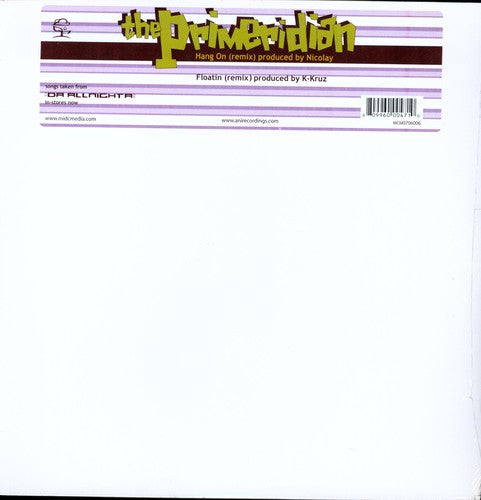 The Primeridian: Hang on - 12-INCH SINGLE