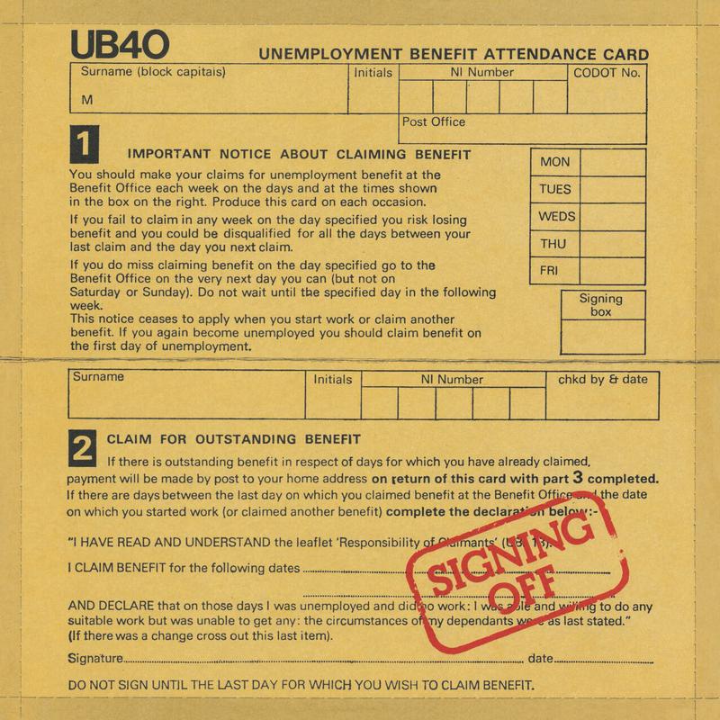UB40 - Signing Off ( VINYL )