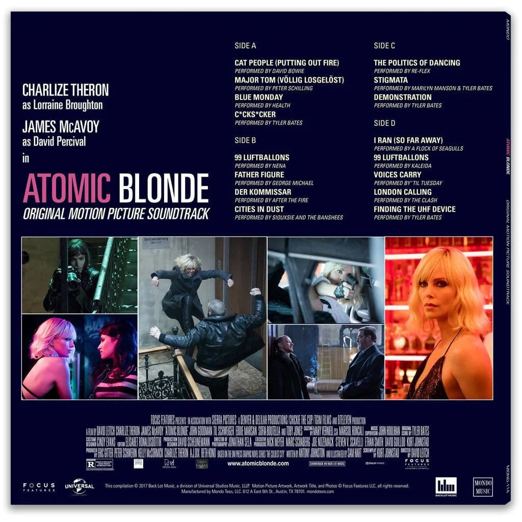 Atomic Blonde - Original Motion Picture Soundtrack ( VINYL )