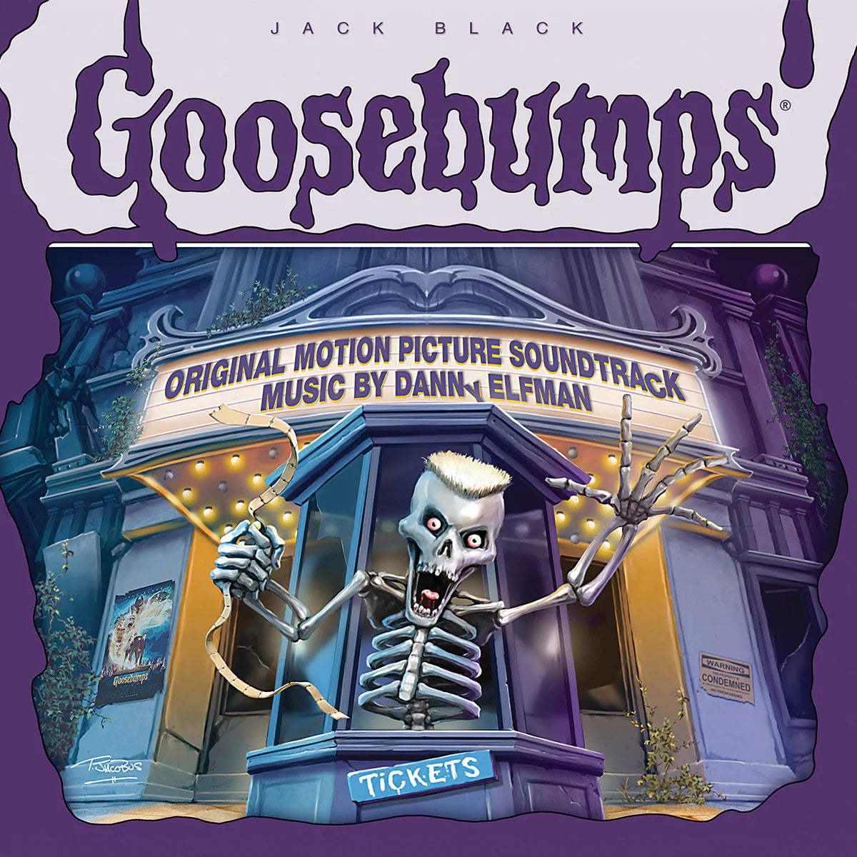 Goosebumps - Original Motion Picture Music by Danny Elfman - "HorrorLand" Color LP