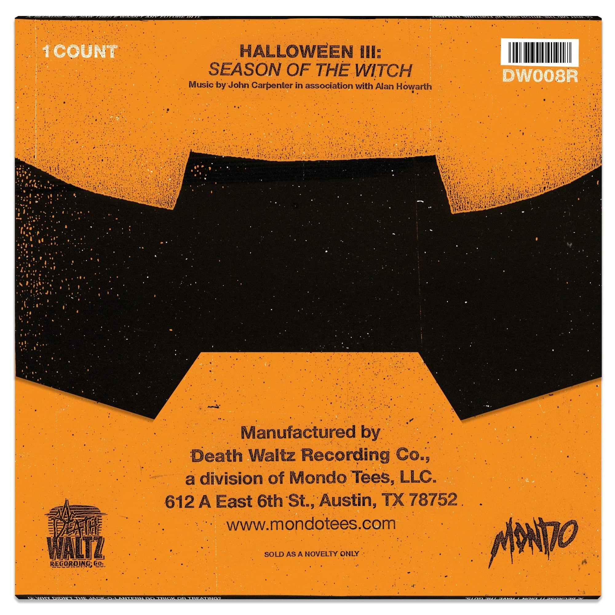 Halloween 3: The Season Of The Witch Original Soundtrack ( VINYL )