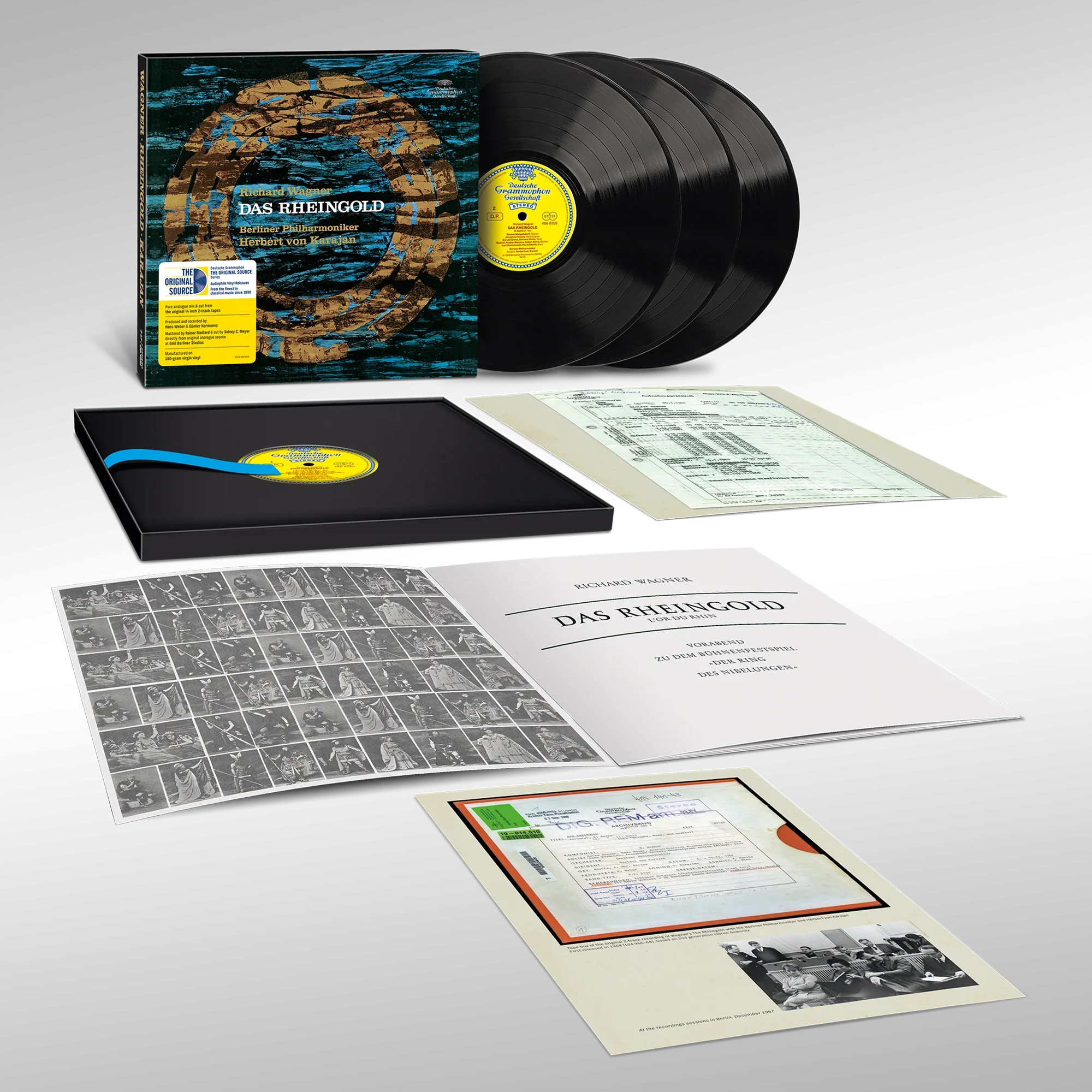 Herbert von Karajan - Wagner: Das Rheingold - Original Source Series LP Box Set