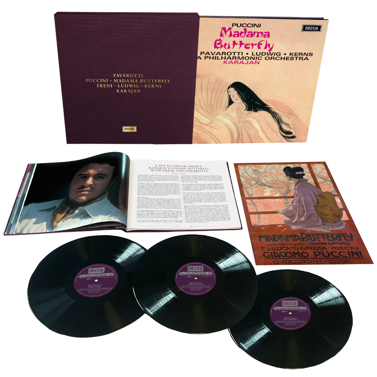 Luciano Pavarotti - Puccini: Madama Butterfly ( VINYL ) Box Set