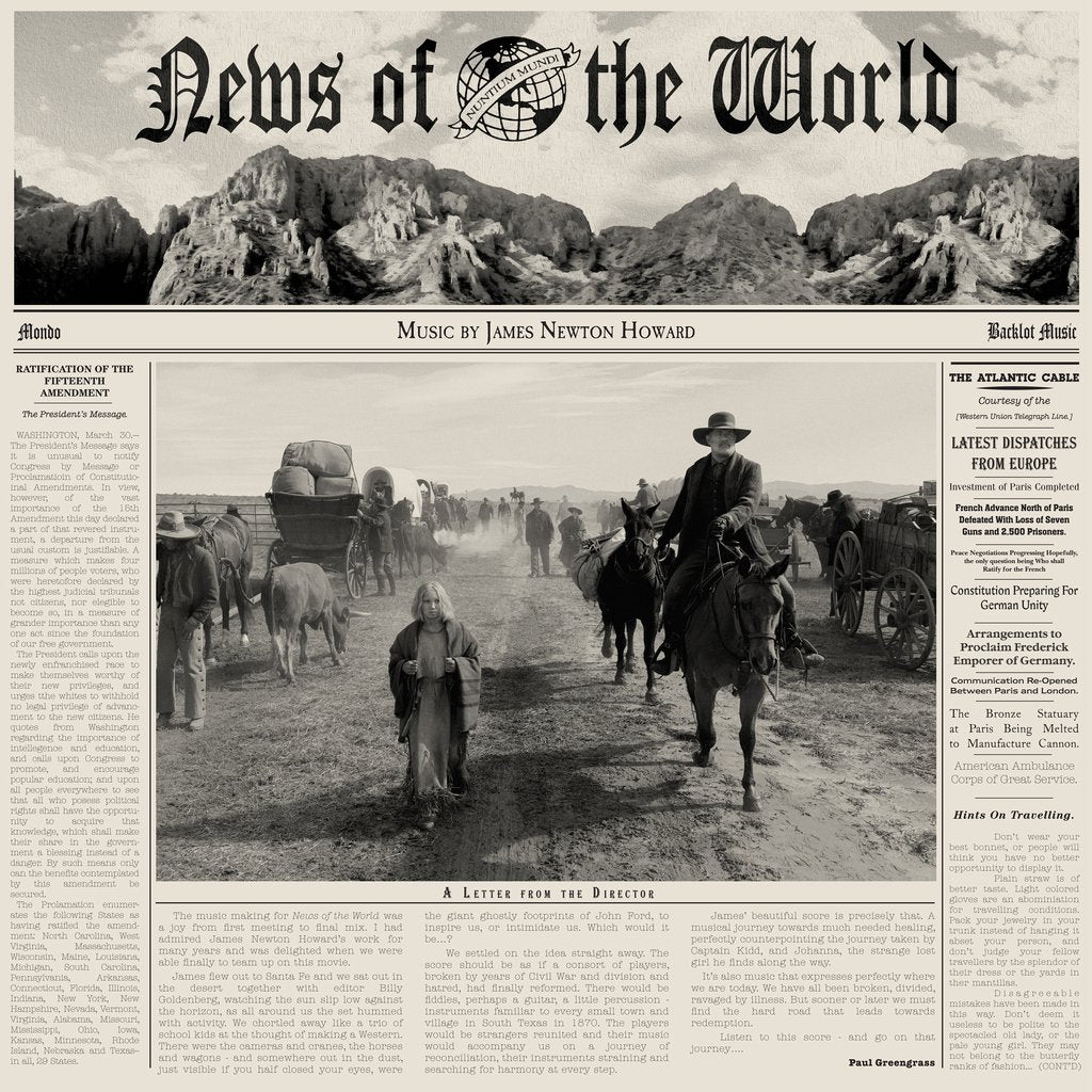 News Of The World - Original Motion Picture Soundtrack ( VINYL )