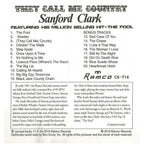 Sanford Clark - They Call Me Country - CD