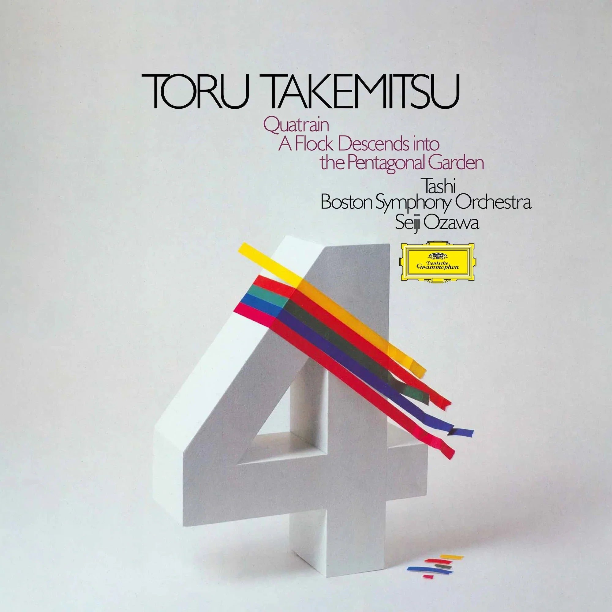 Seiji Ozawa - Takemitsu: Quatrain; A Flock Descends Into The Pentagonal Garden - Avantgarde Series LP