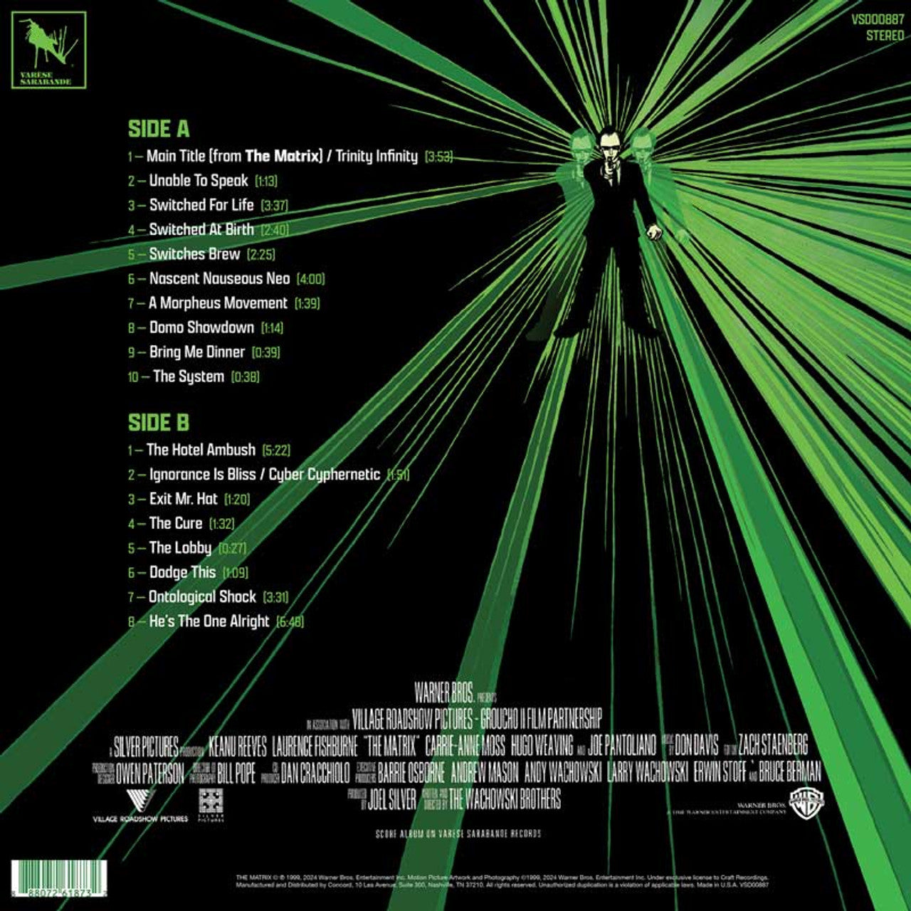 The Matrix (25th Anniversary) - Original Motion Picture Soundtrack ( VINYL )