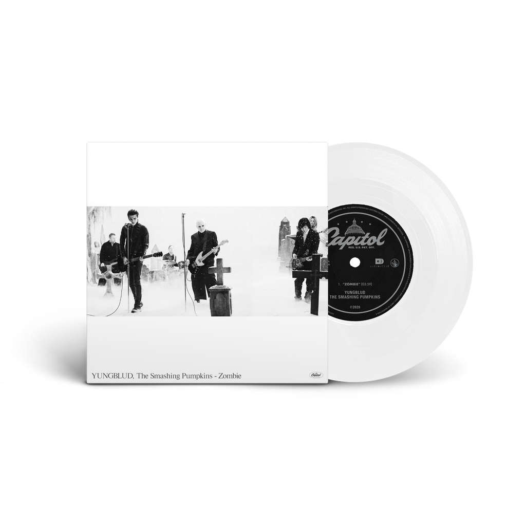 YUNGBLUD / The Smashing Pumpkins - Zombie - White 7" Single