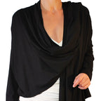 Bamboo Long sleeved Wrap Cardigan