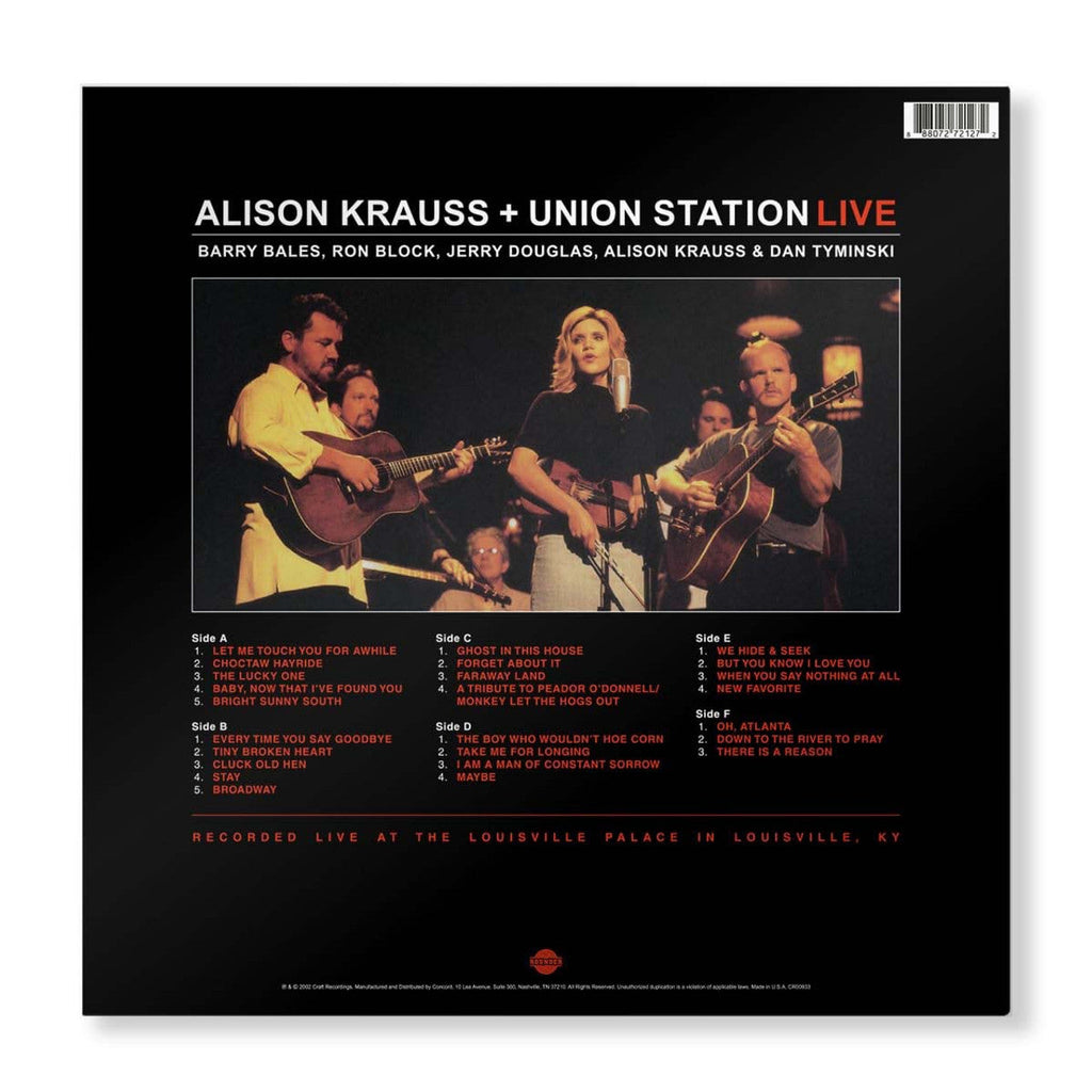 Alison Krauss & Union Station - Live ( VINYL )
