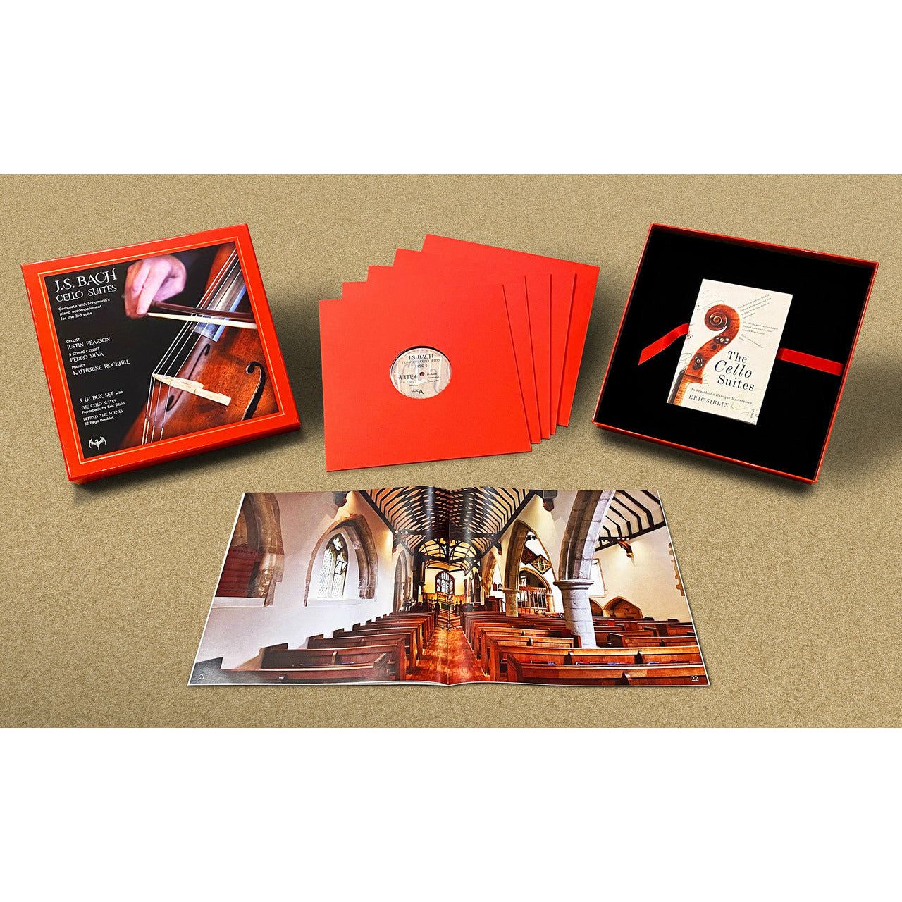 Justin Pearson, Pedro Silva & Katherine Rockhill - J.S. Bach Cello Suites ( VINYL ) Box Set