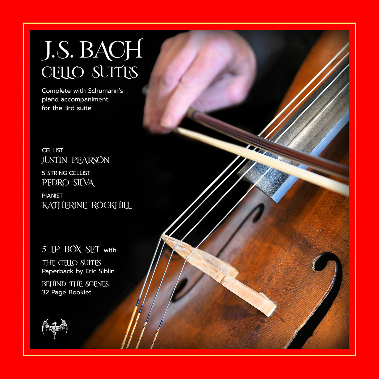 Justin Pearson, Pedro Silva & Katherine Rockhill - J.S. Bach Cello Suites ( VINYL ) Box Set
