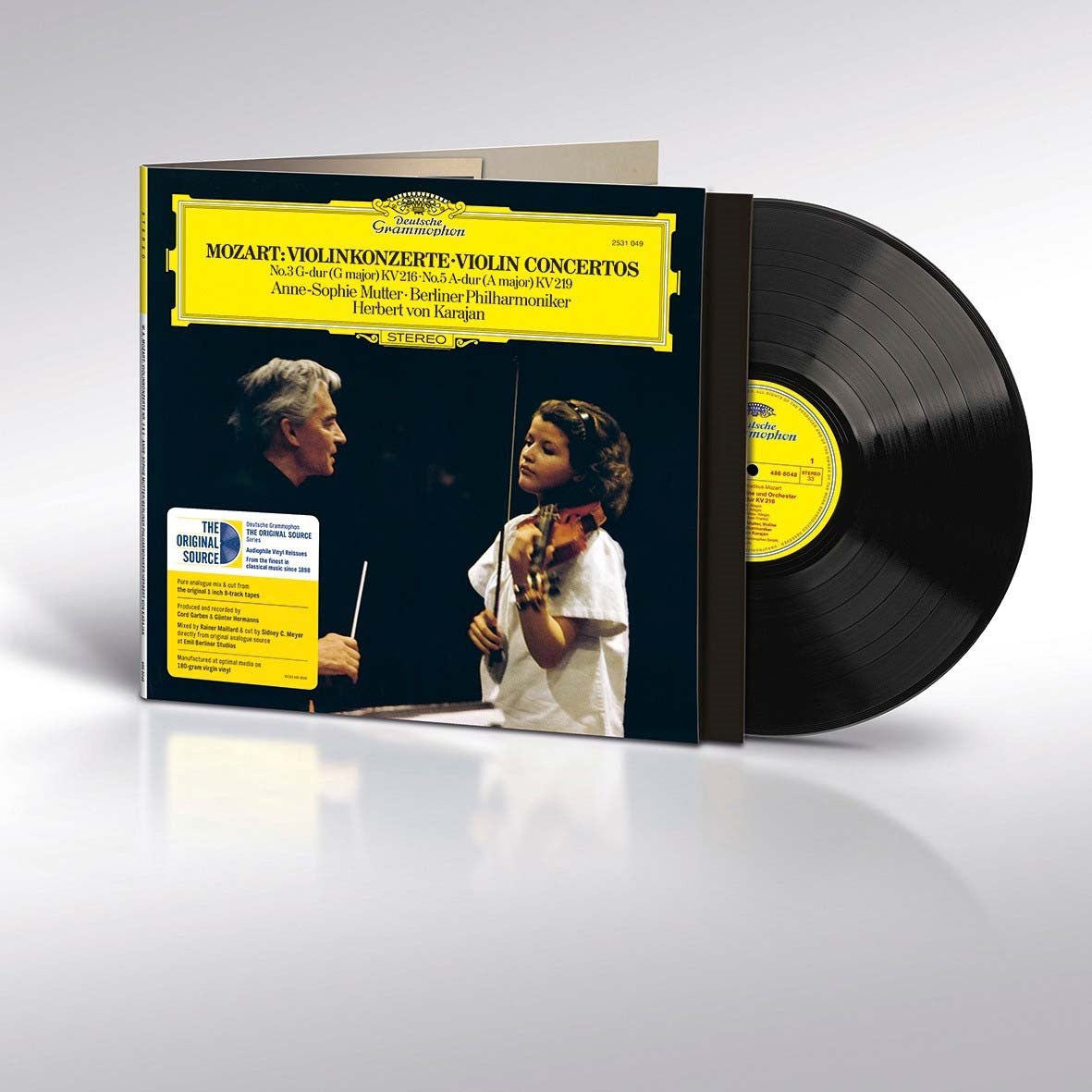 Anne-Sophie Mutter - Mozart: Violin Concertos No. 3 & No. 5 (The Original Source Series) ( VINYL )