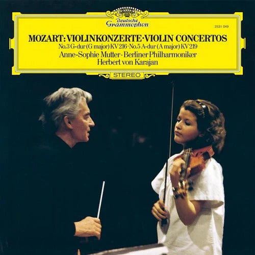 Anne-Sophie Mutter - Mozart: Violin Concertos No. 3 & No. 5 (The Original Source Series) ( VINYL )
